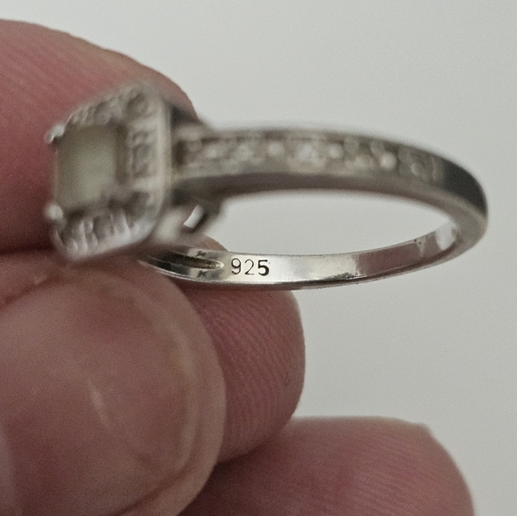 NVC Nataliya V Collister Sterling Silver Gemstones Ring Size 7 Minimalist - Picture 3 of 9